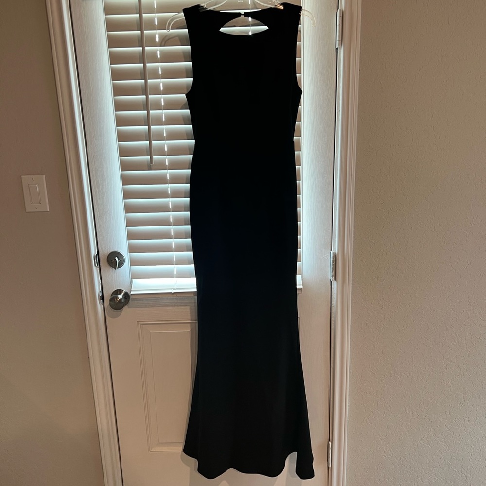 Lulus formal black maxi dress
